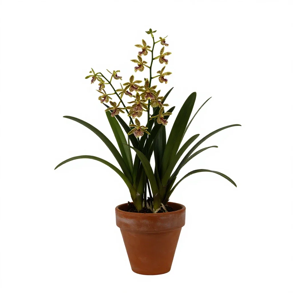 Epidendron isolated on a white background