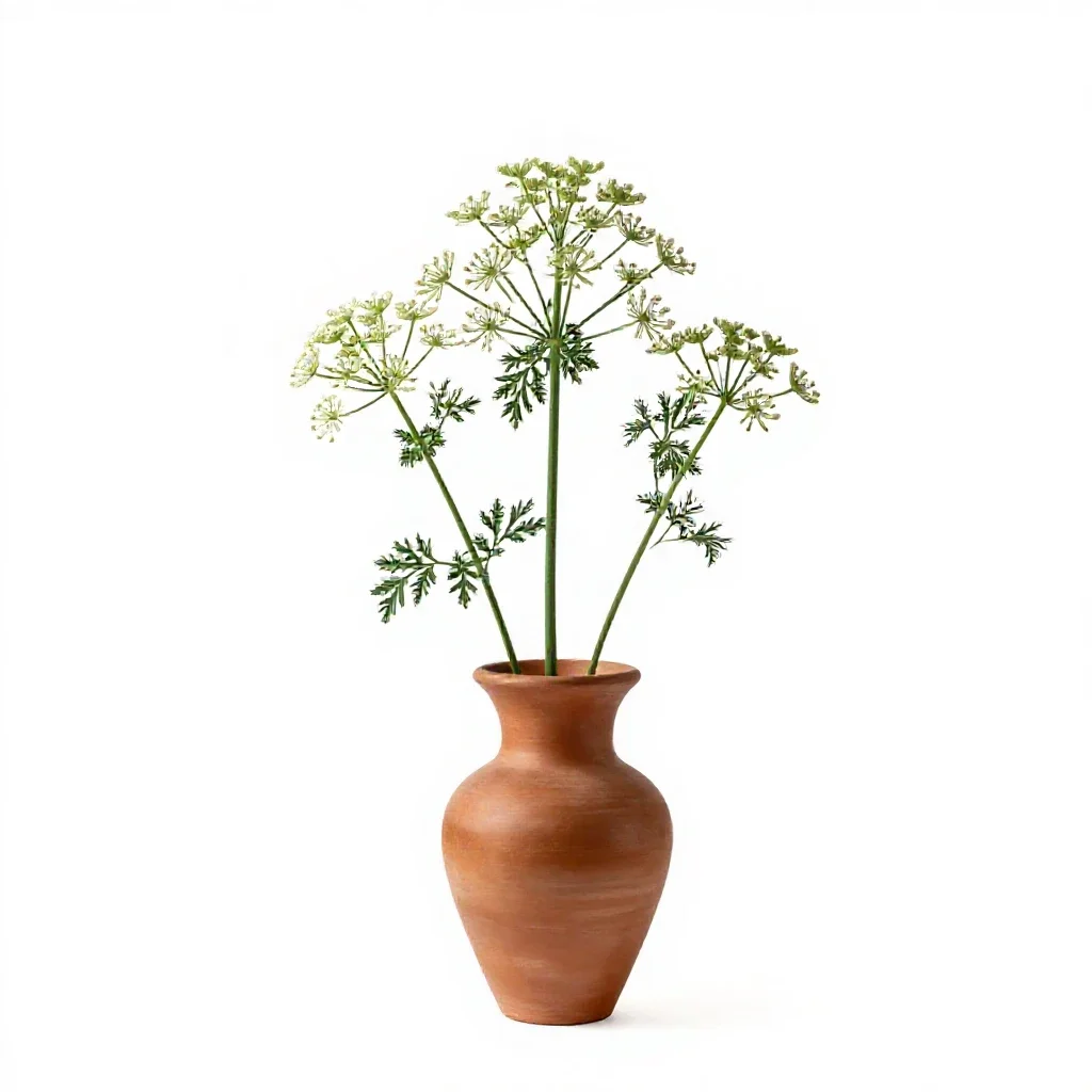 Inflorescence isolated on a white background