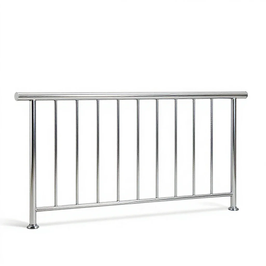 Balcony balustrade isolated on a white background