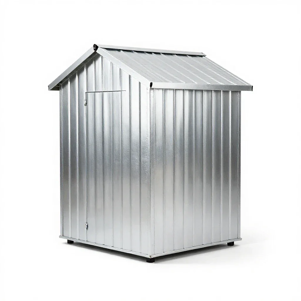 Garden shed isolated on a white background