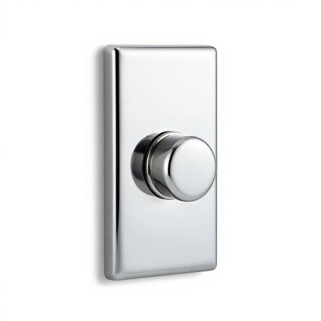 Mortise lock plate isolated on a white background