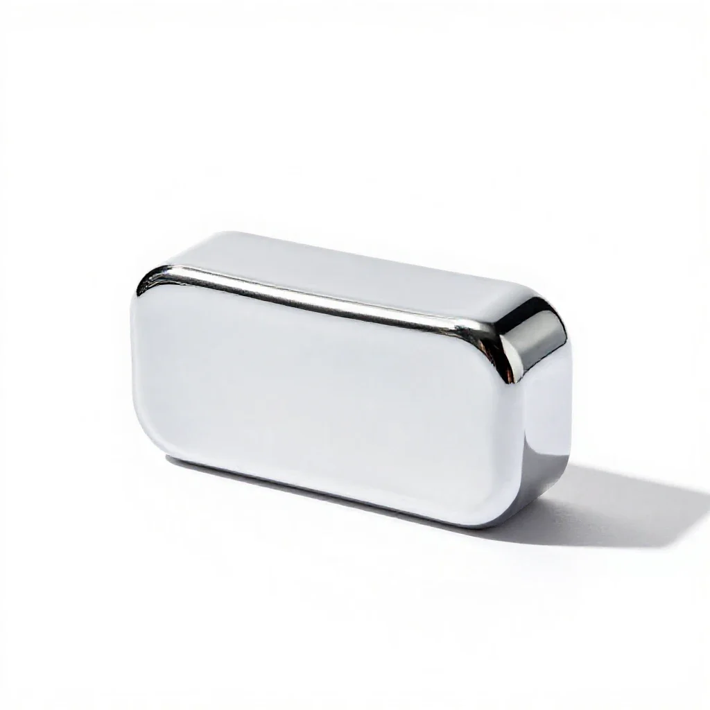 Bar of handmade soap isolated on a white background