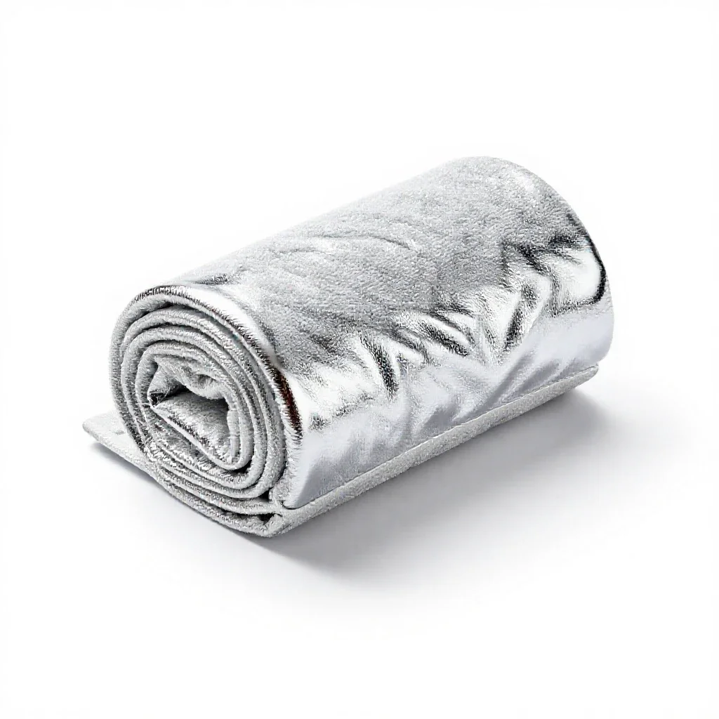 Hot towel rolled isolated on a white background