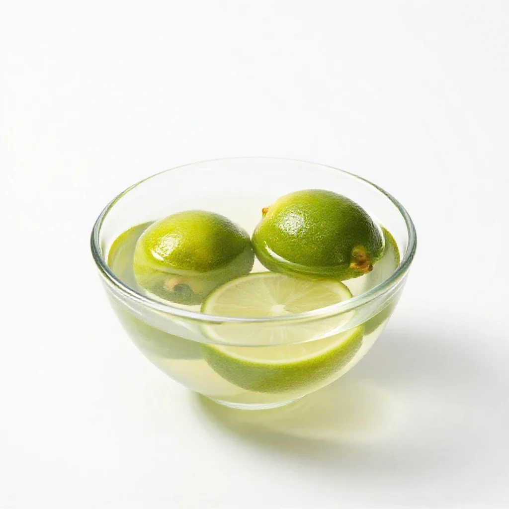 Ginger beer with lime isolated on a white background
