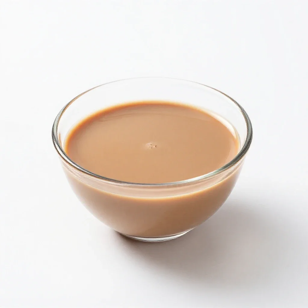 Masala chai in a glass isolated on a white background