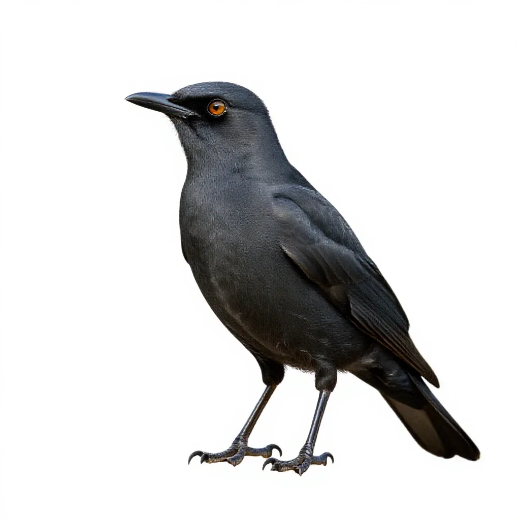 Kingbird isolated on a white background