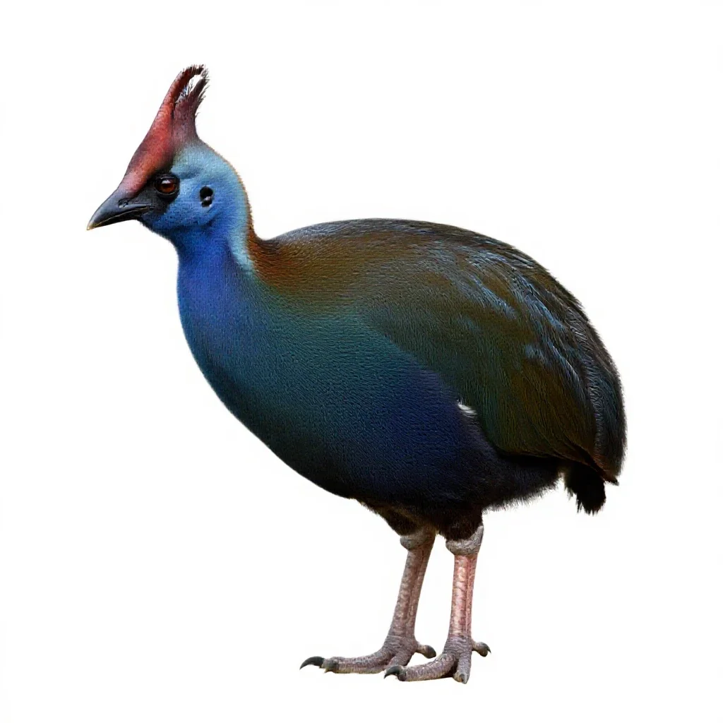 Takahe isolated on a white background