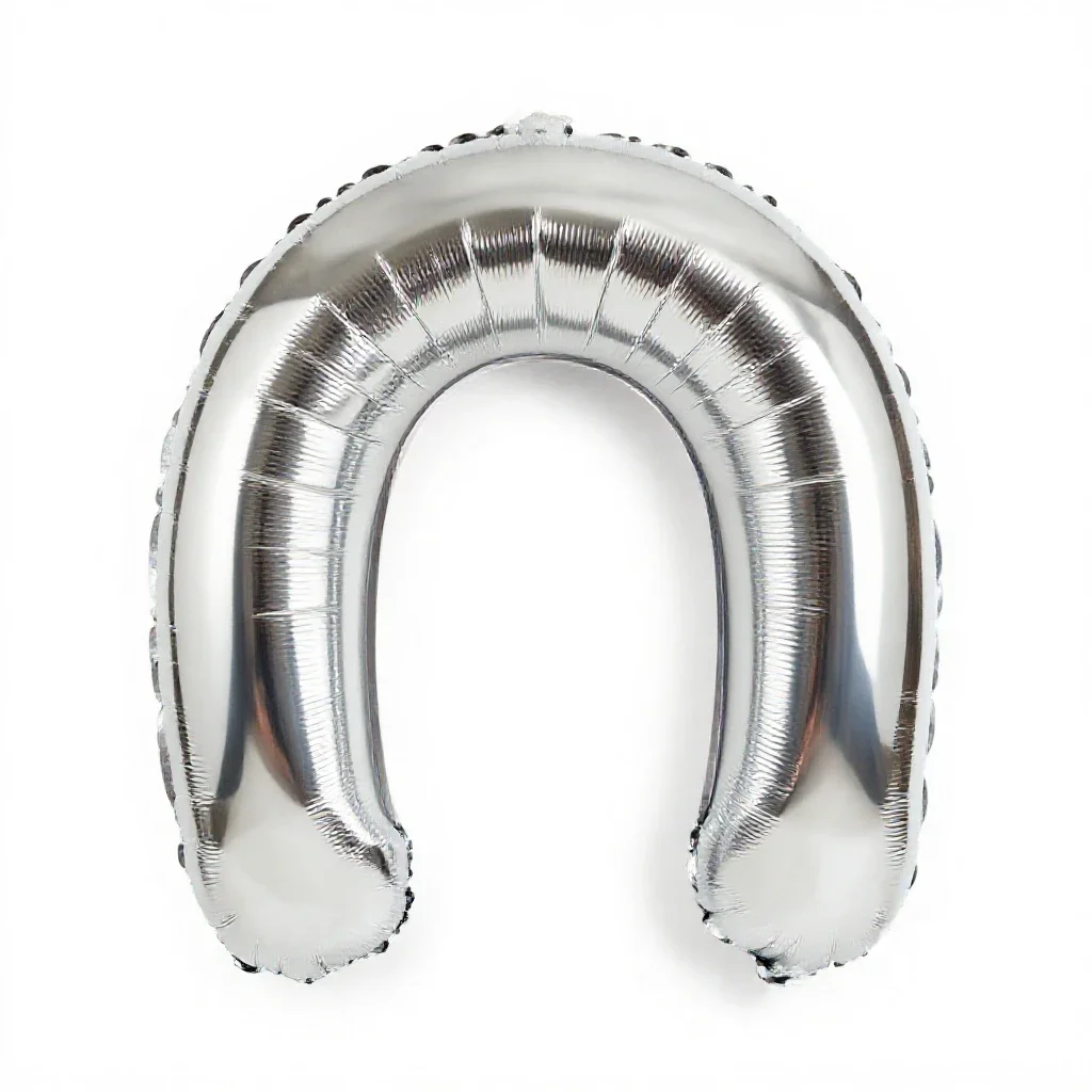 Balloon arch segment isolated on a white background