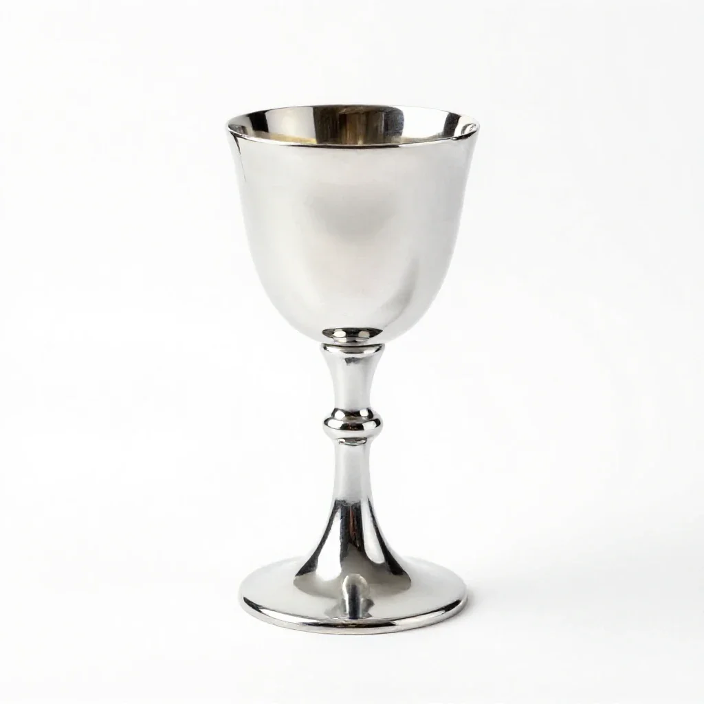 Kiddush cup isolated on a white background