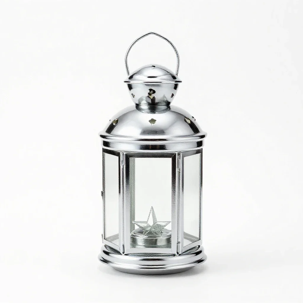 Matariki star lantern isolated on a white background