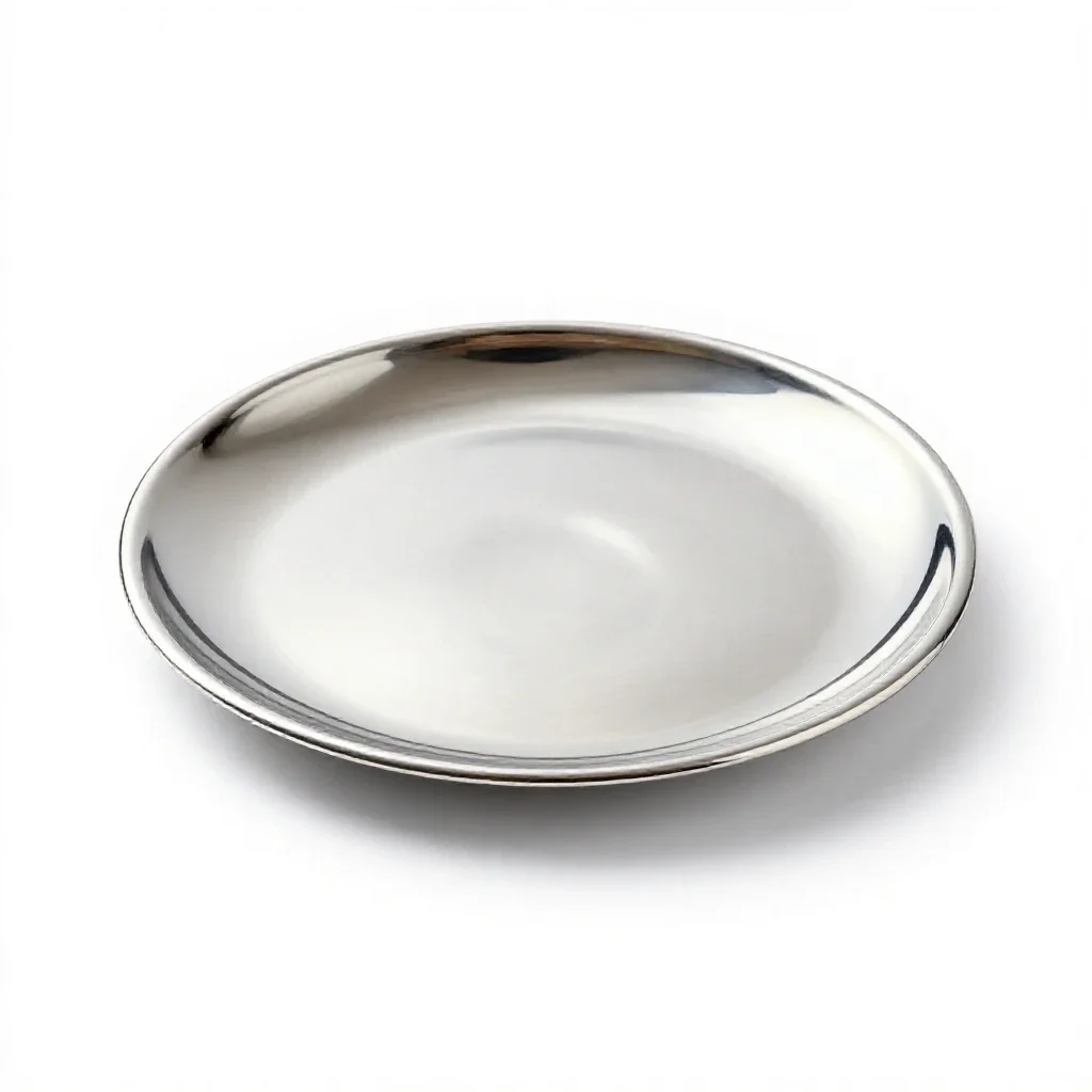Seder plate isolated on a white background