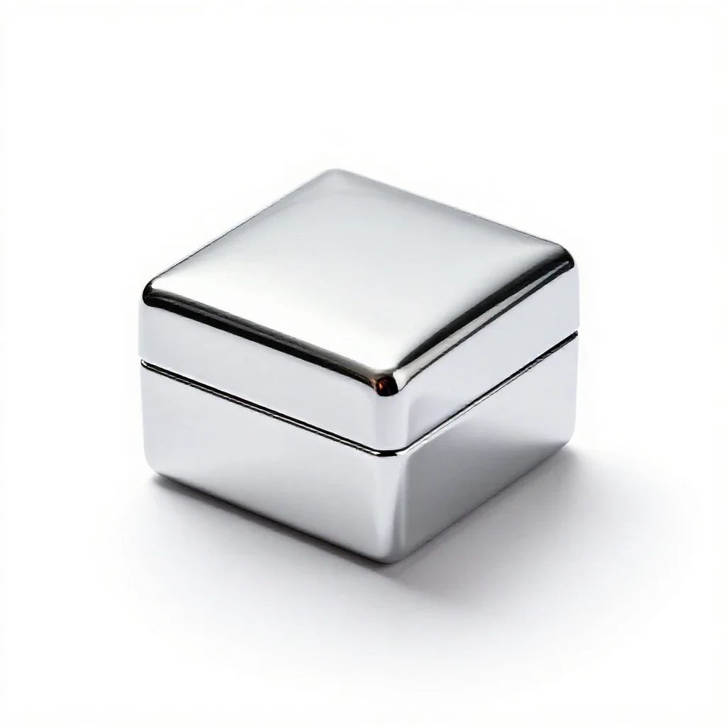 Wedding ring box isolated on a white background