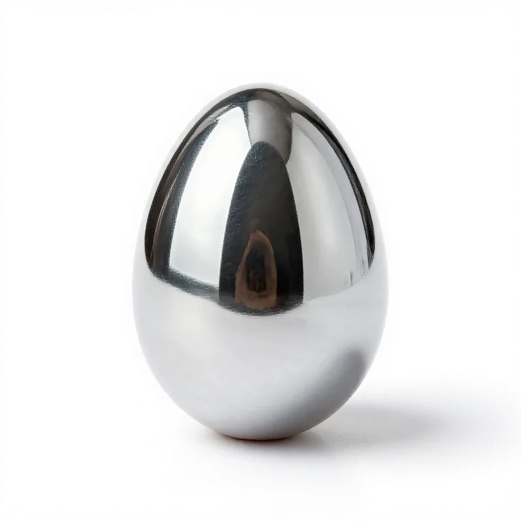 Easter egg painted isolated on a white background