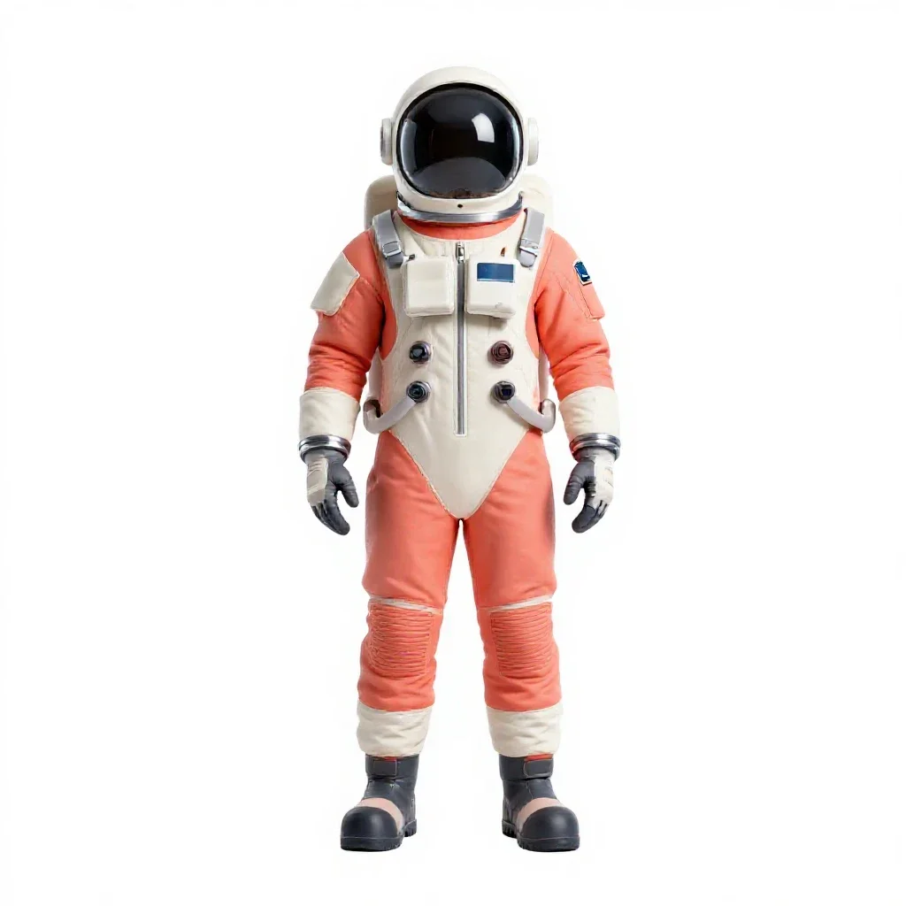 Cryosleep technician isolated on a white background