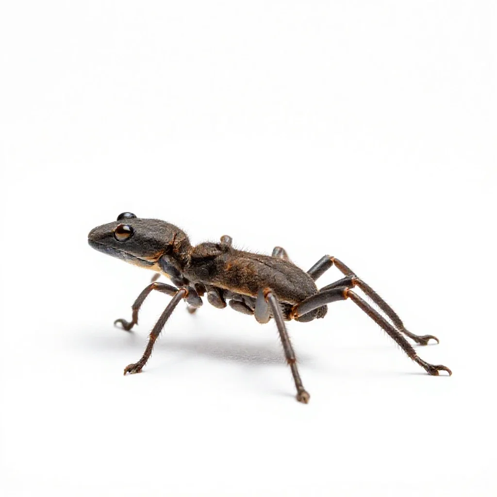 Six-legged desert strider isolated on a white background