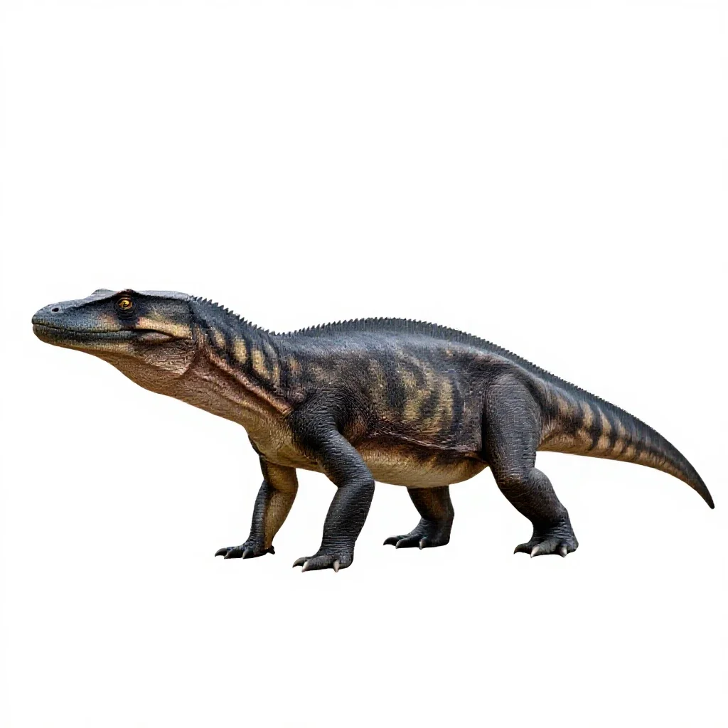 Mosasaurus isolated on a white background