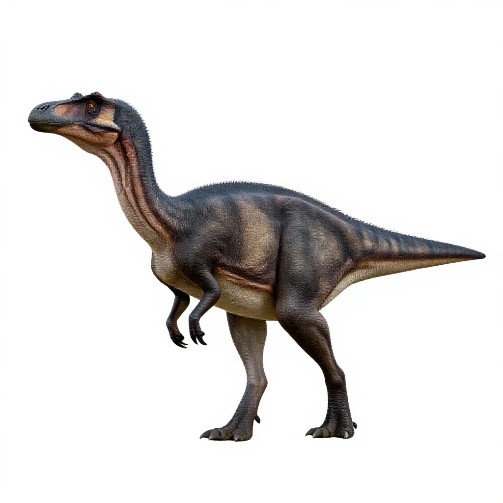 Parasaurolophus isolated on a white background