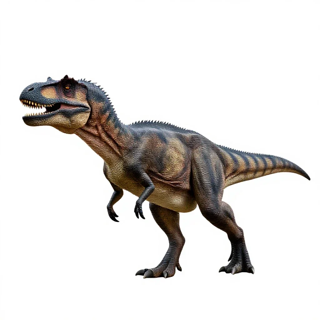 Spinosaurus isolated on a white background