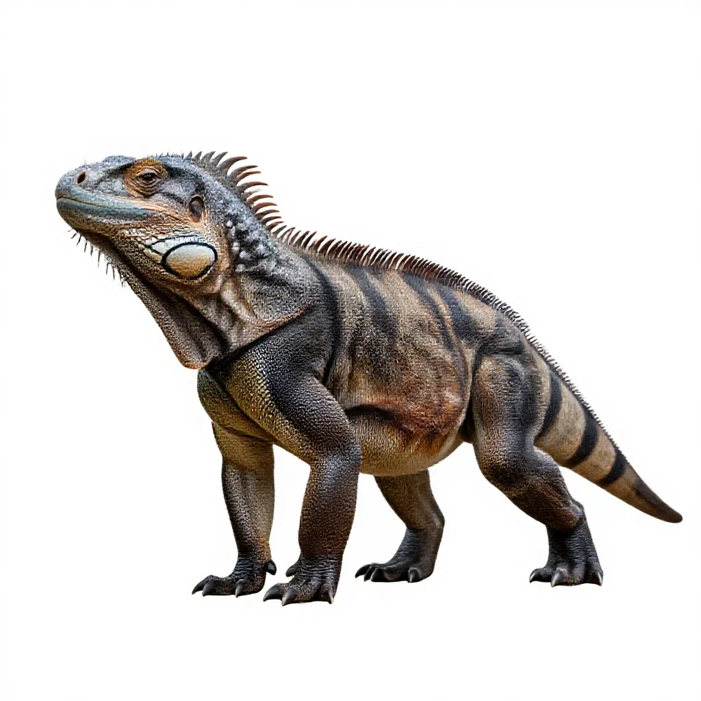 Iguanodon isolated on a white background