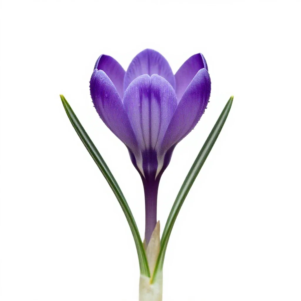 Crocus isolated on a white background