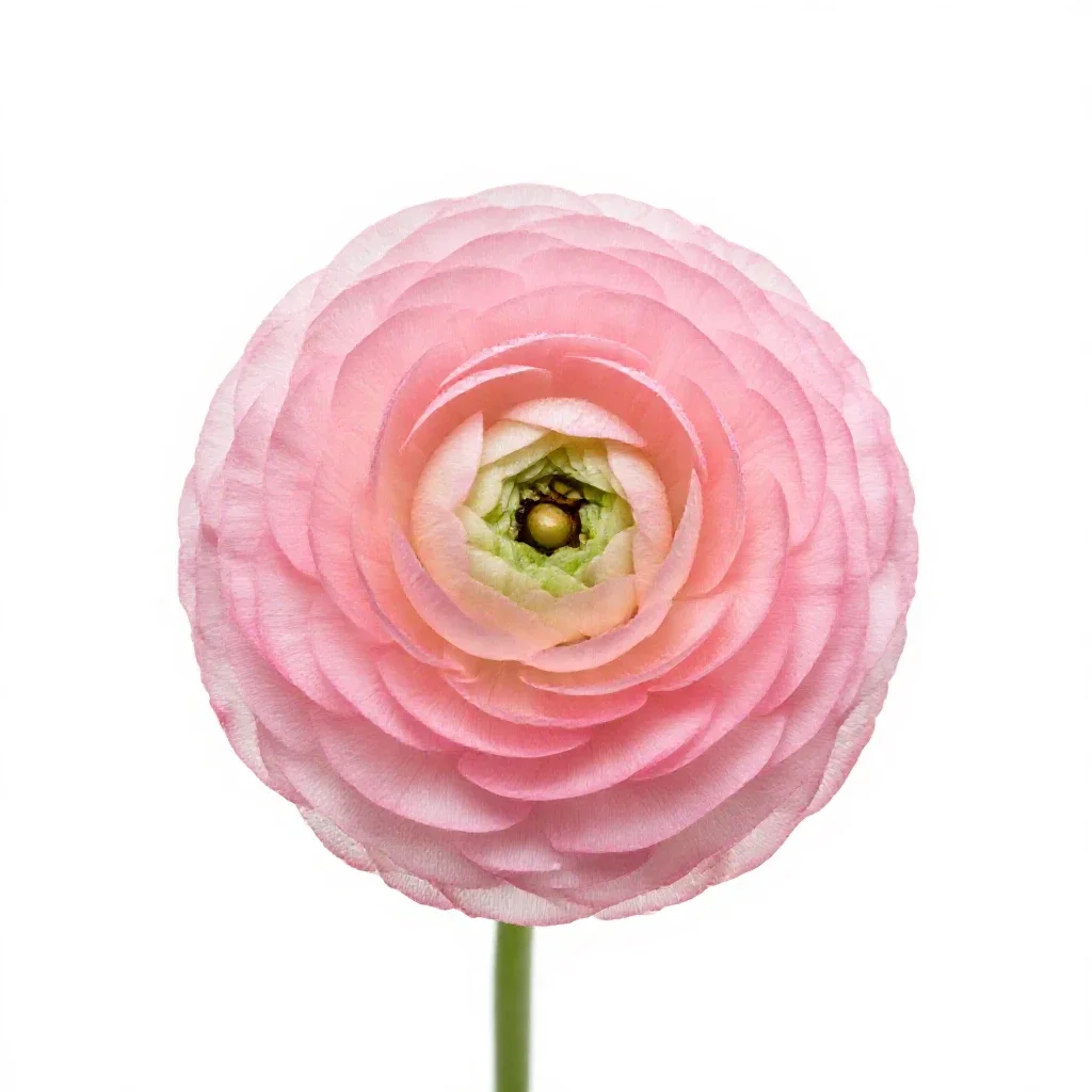 Ranunculus isolated on a white background
