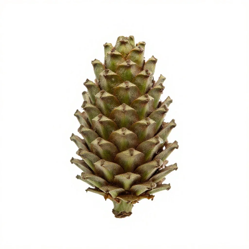 Echinacea cone isolated on a white background