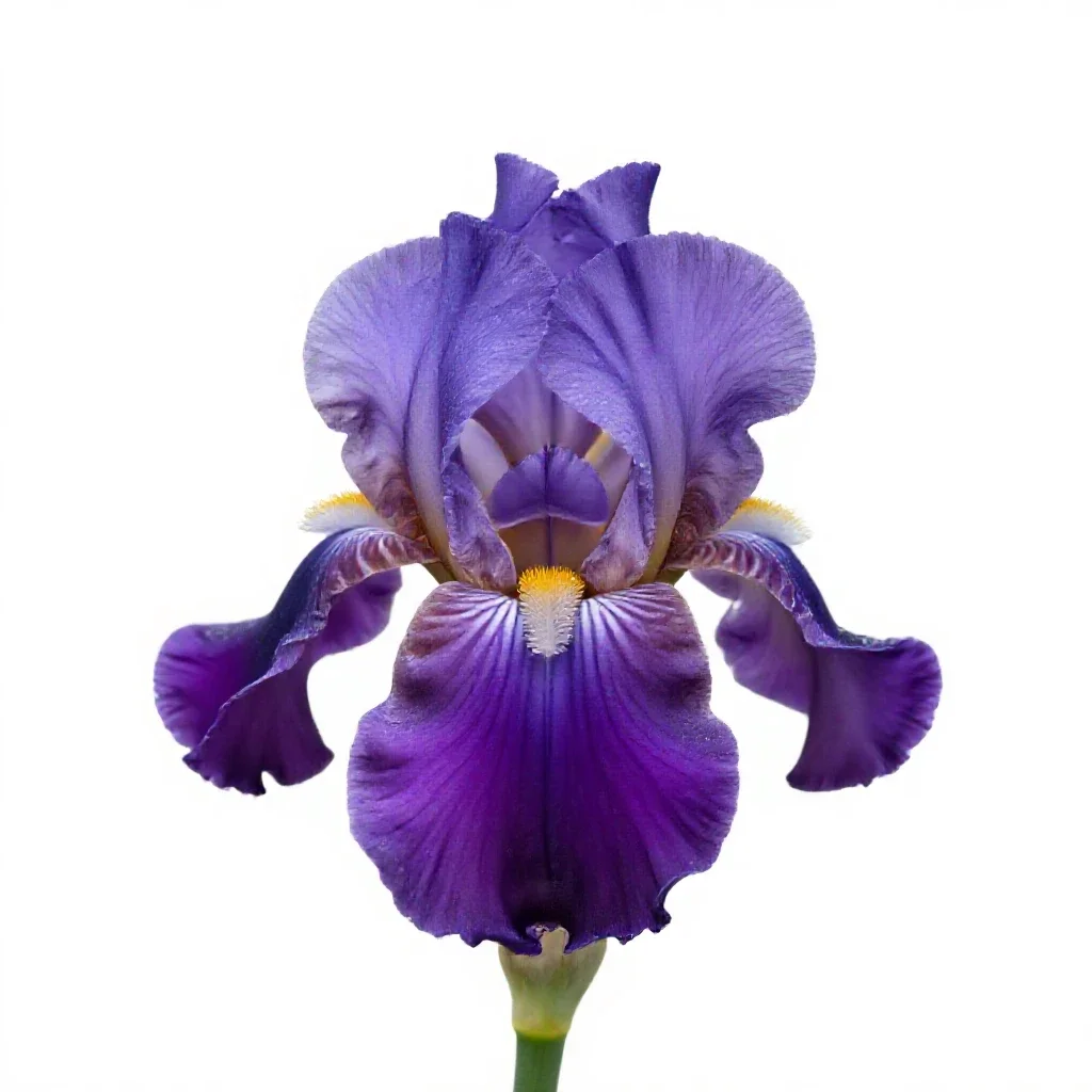 Iris isolated on a white background