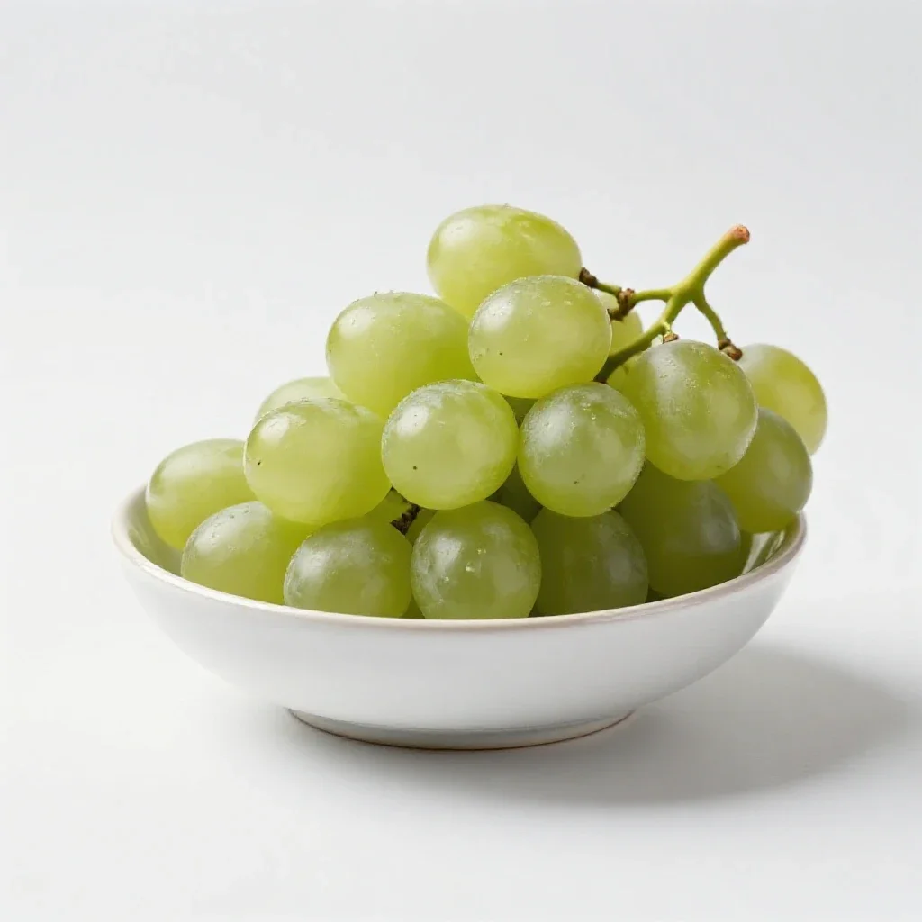 Bunch of grapes isolated on a white background