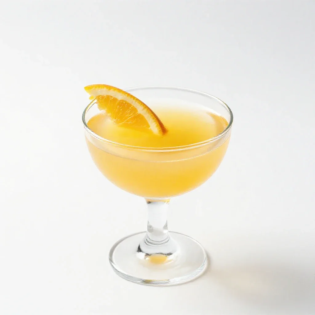 Cocktail with a citrus twist isolated on a white background