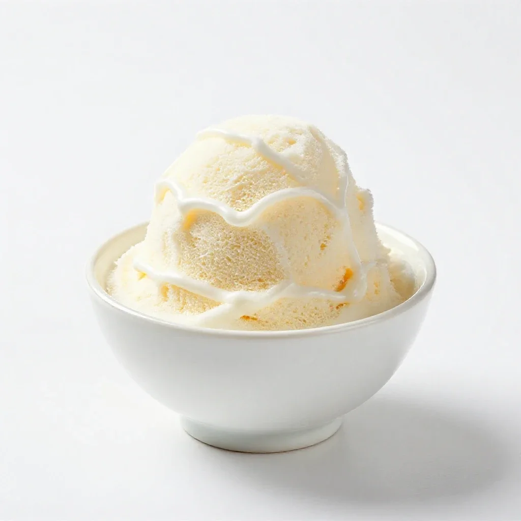 Shave ice cup isolated on a white background