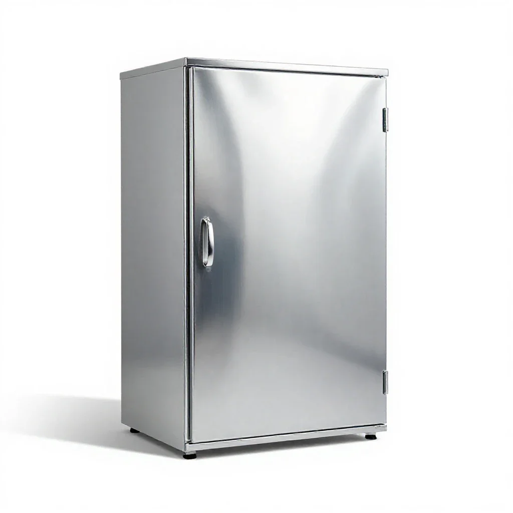 Battery storage cabinet isolated on a white background