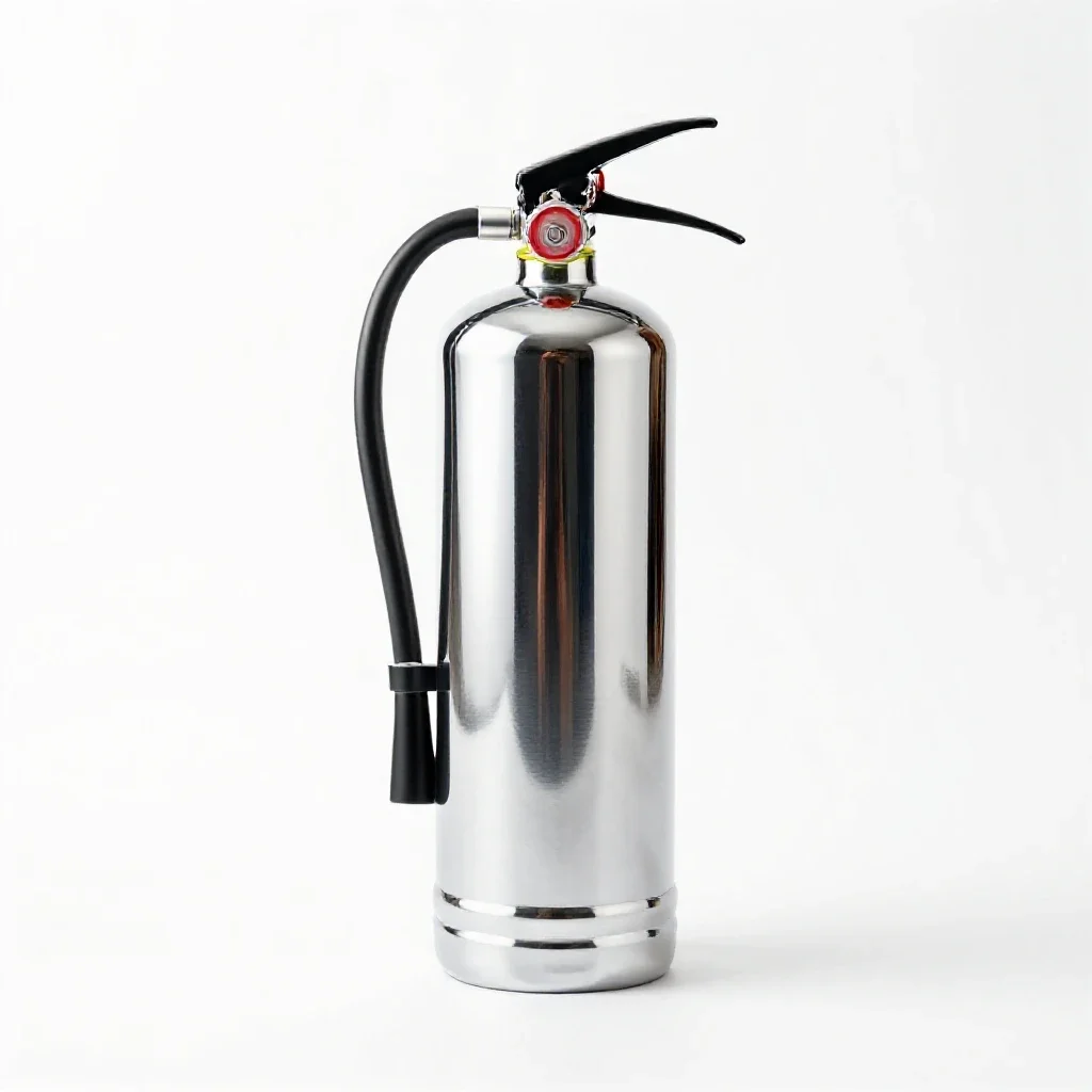 Fire extinguisher isolated on a white background