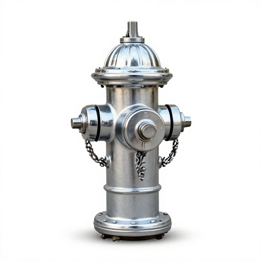 Fire hydrant isolated on a white background