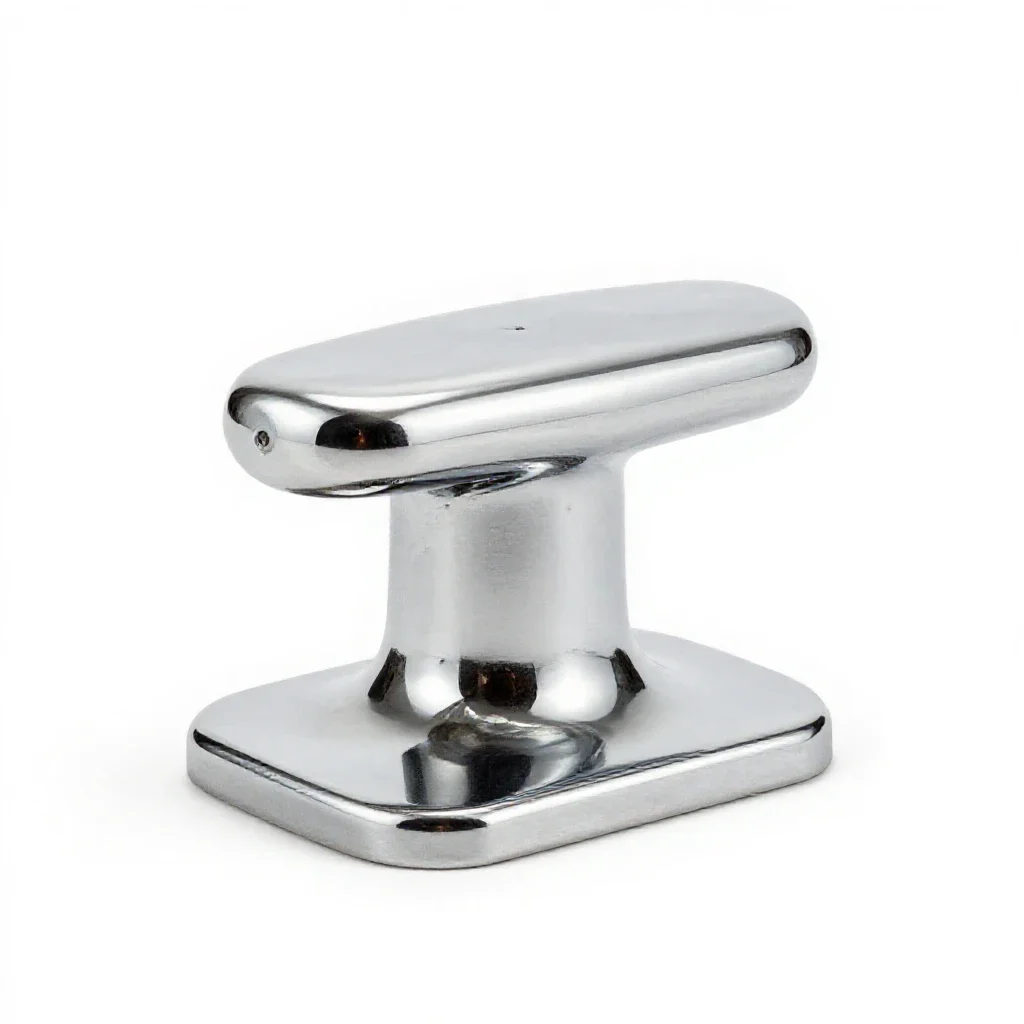 Mooring bollard isolated on a white background