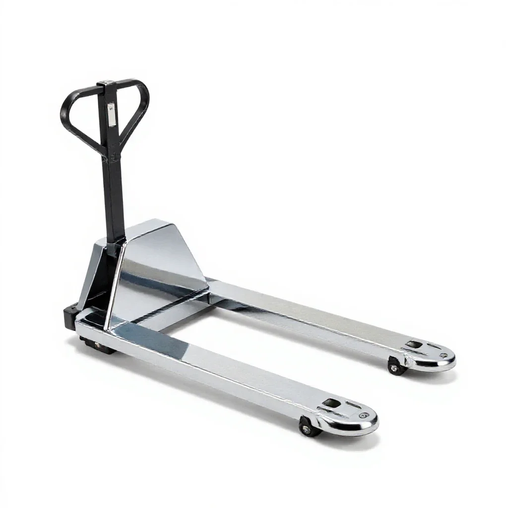 Pallet jack isolated on a white background