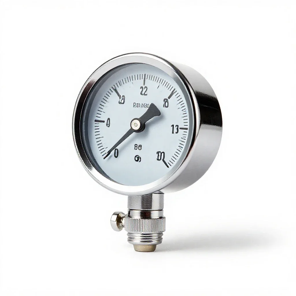 Pressure gauge isolated on a white background