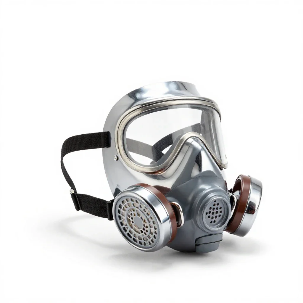 Respirator mask isolated on a white background