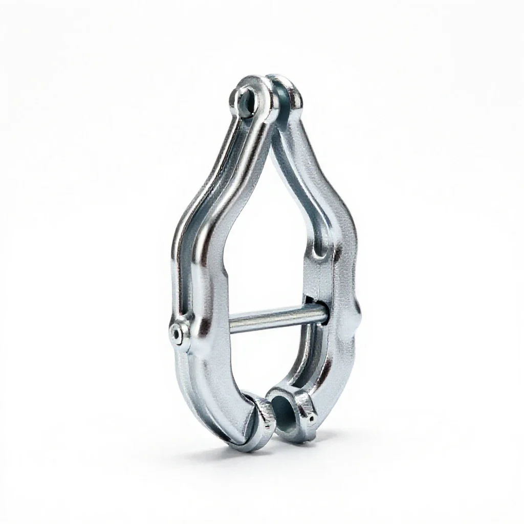 Scaffolding coupler isolated on a white background
