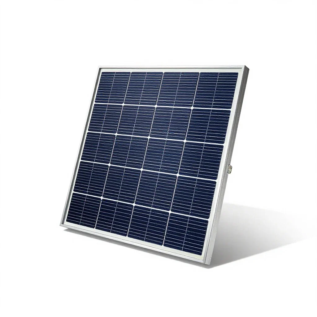 Solar panel array module isolated on a white background