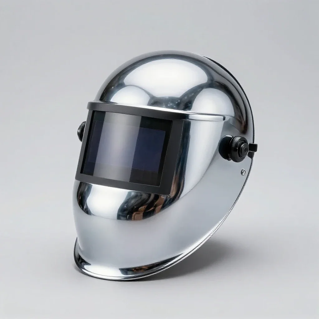 Welding helmet isolated on a white background