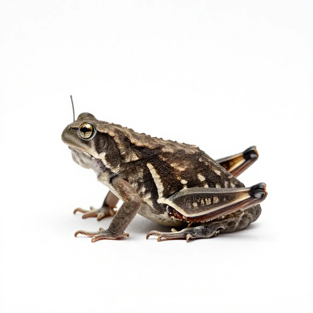 Grasshopper isolated on a white background