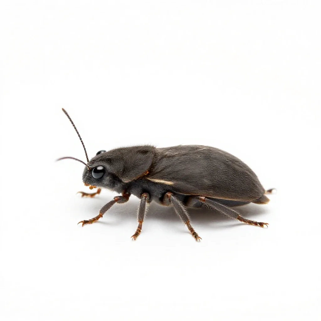 Springtail isolated on a white background