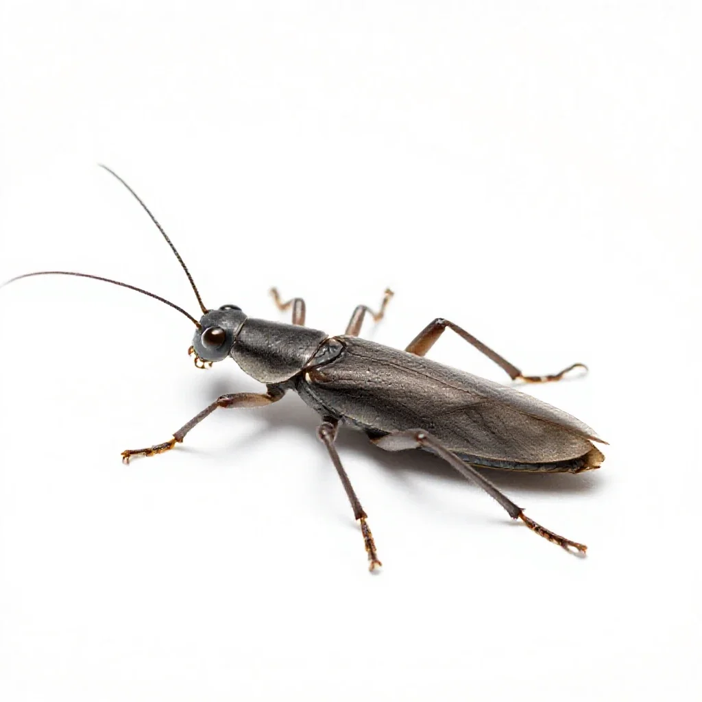 Stick insect isolated on a white background