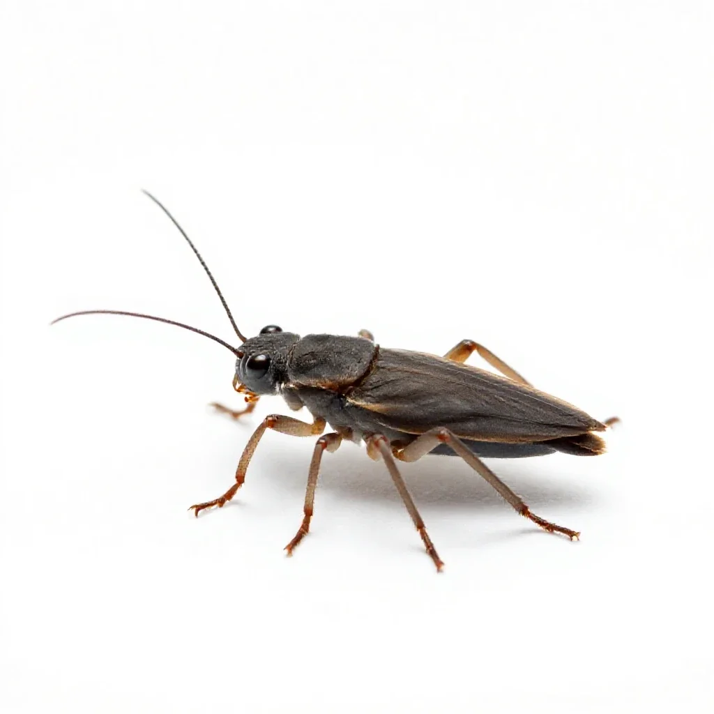 Water strider isolated on a white background