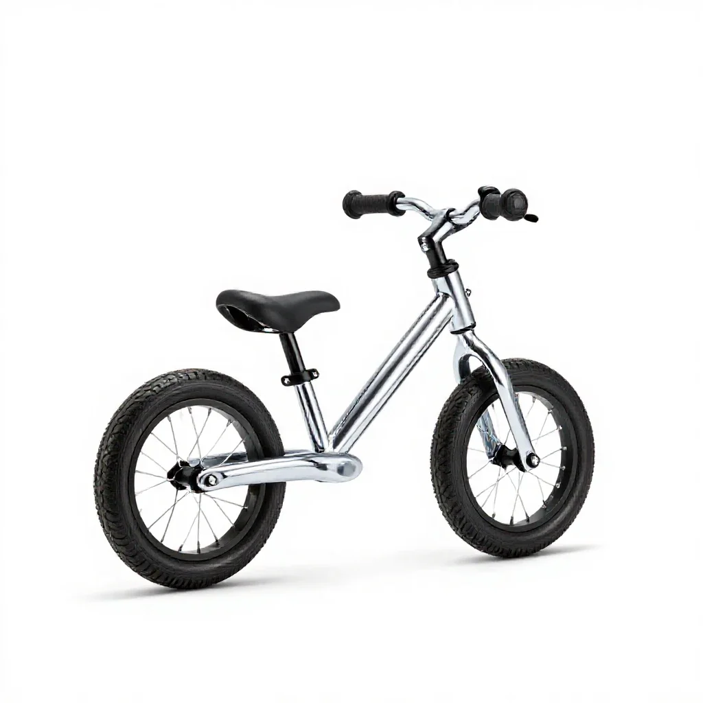 Balance bike isolated on a white background