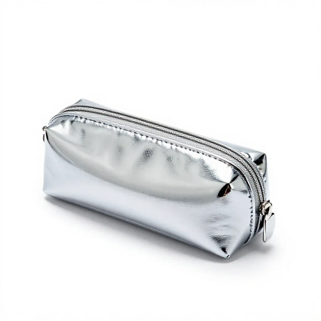 Pencil case isolated on a white background