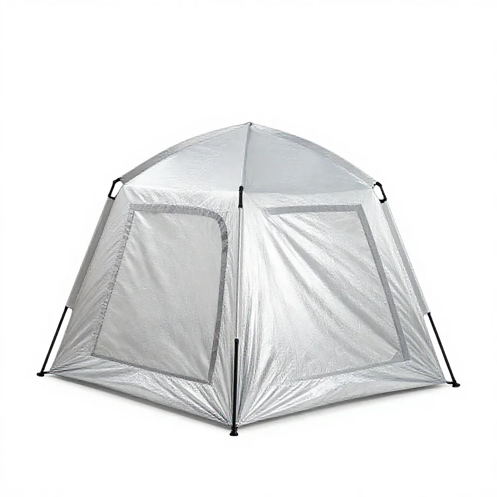 Reading tent isolated on a white background