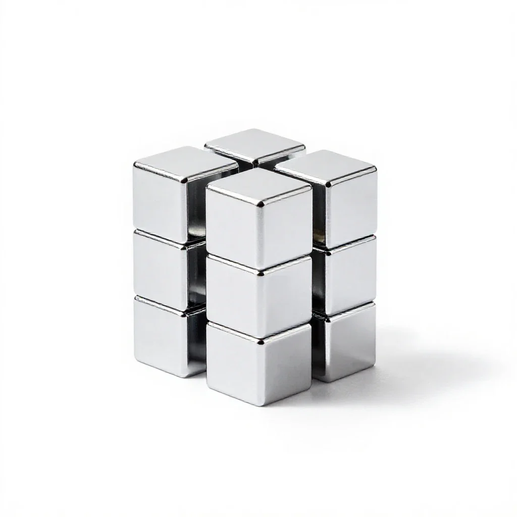 Soft building block set isolated on a white background