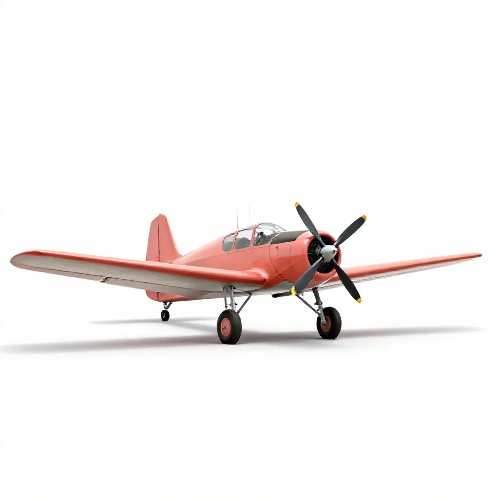 Crop duster isolated on a white background