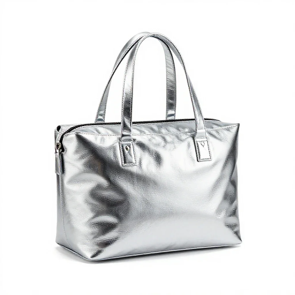 Cooler tote with a zip isolated on a white background
